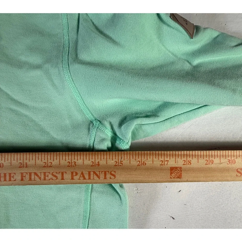 Adidas Adicross Hoodie Mens XL Mint Green Organic Cotton Graphic‎ Back Pullover